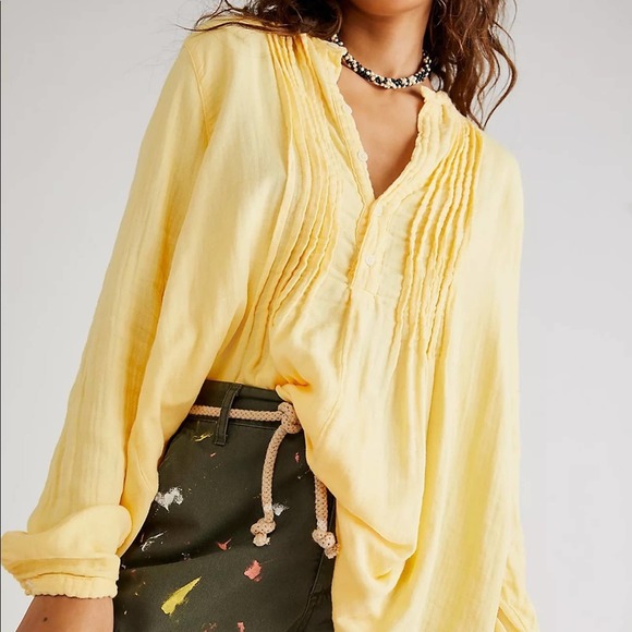 NEW Free People x CP Shades Yoko Tunic Peach Sunrise - Picture 16 of 16